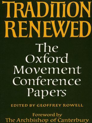cover image of Tradition Renewed